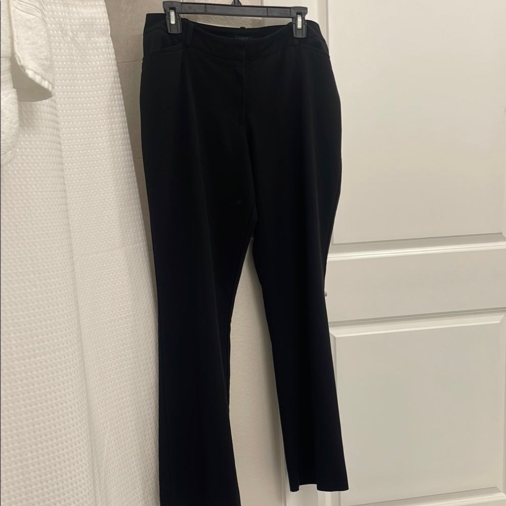 Worthington Curvy Fit Perfect Trouser Black - size 12
